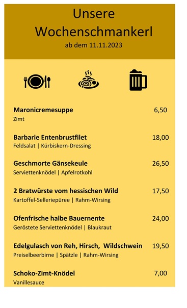 Wochenkarte City Braust bl