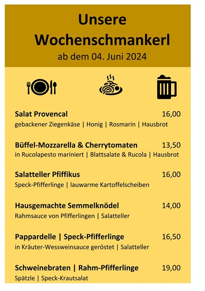 Wochenkarte City Braust bl